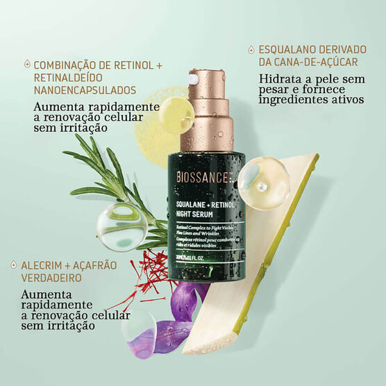 SQUALANE SQUALANE + RETINOL NIGHT SERUM